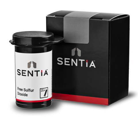 Sentia free SO₂ test strips